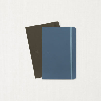 Labovarde Business Diary in Assorted Colors — Front view showing Etoupe and Pale-Blue Diary covers