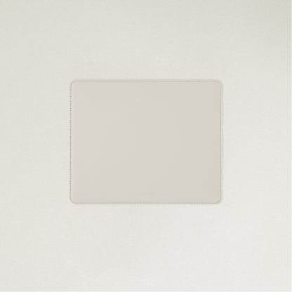 Labovarde Mouse Pad in Light Gray — Flat lay view of the mouse pad centered on a light gray background